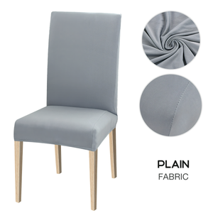 High Stretch Dining Chair Cover, 1/2/4/6pcs Jacquard Spandex Slipcover