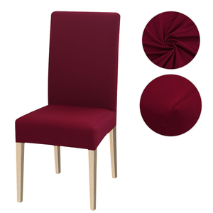 High Stretch Dining Chair Cover, 1/2/4/6pcs Jacquard Spandex Slipcover