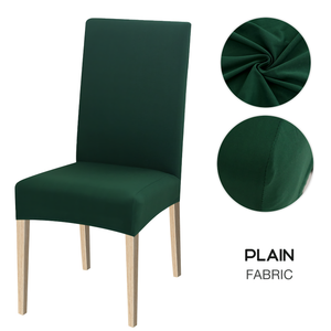 High Stretch Dining Chair Cover, 1/2/4/6pcs Jacquard Spandex Slipcover