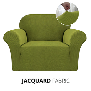 KAS Armchair Cover 4-Styles Elastic Sofa Cover Couch Covers for Living Room Stretchable Slipcover for Chairs - 1 Seater Chair Slip Cover