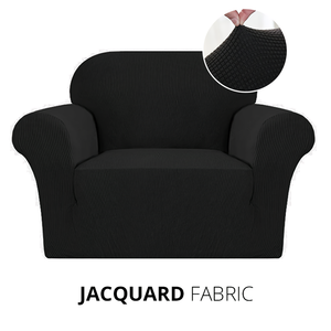 KAS Armchair Cover 4-Styles Elastic Sofa Cover Couch Covers for Living Room Stretchable Slipcover for Chairs - 1 Seater Chair Slip Cover