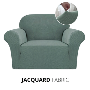 KAS Armchair Cover 4-Styles Elastic Sofa Cover Couch Covers for Living Room Stretchable Slipcover for Chairs - 1 Seater Chair Slip Cover
