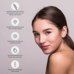 Glow & Clarity Trio: Derma Roller, Precision Dermaplaning Tool, & Pore Vacuum