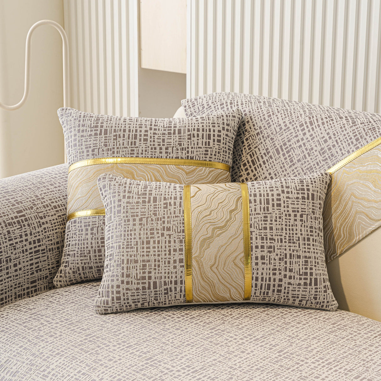 Modern Non-Slip Couch Slipcover, Soft, Durable & Washable Furniture Protector