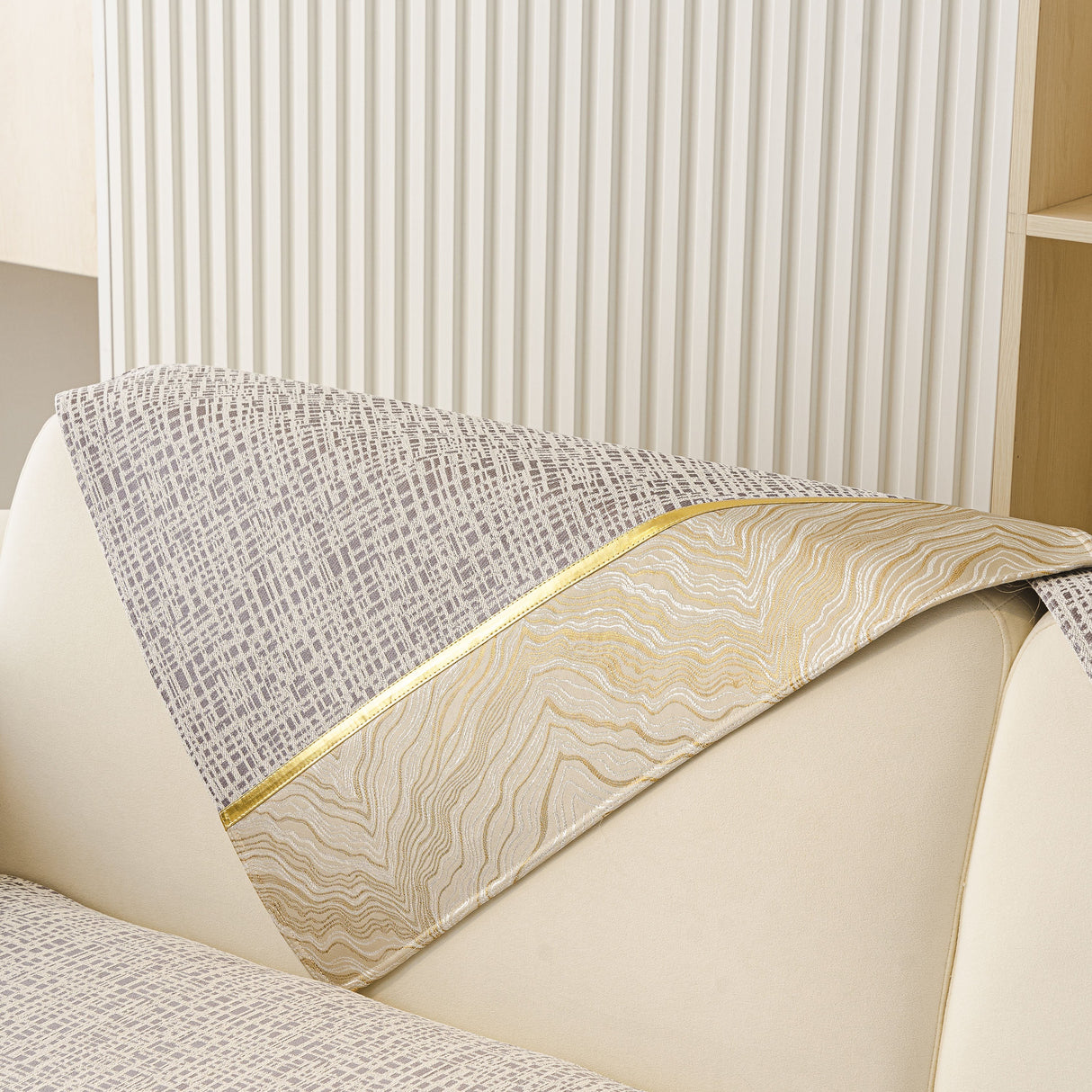 Modern Non-Slip Couch Slipcover, Soft, Durable & Washable Furniture Protector