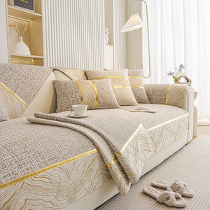 Modern Non-Slip Couch Slipcover, Soft, Durable & Washable Furniture Protector