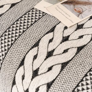 Sofa Cover Blanket Throw with Tassels, Decorative Furniture Protector for Dogs/Pets