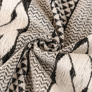 Sofa Cover Blanket Throw with Tassels, Decorative Furniture Protector for Dogs/Pets