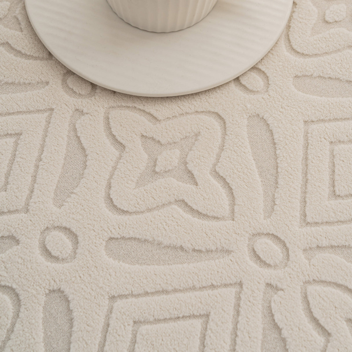 3D Jacquard Geometric Sofa Cover, High Stretch Soft Polar Fleece Slipcover for Couch