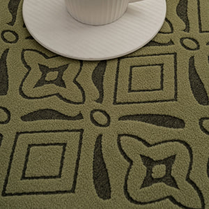 3D Jacquard Geometric Sofa Cover, High Stretch Soft Polar Fleece Slipcover for Couch