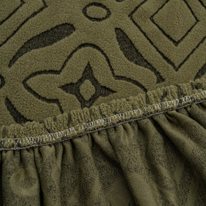 3D Jacquard Geometric Sofa Cover, High Stretch Soft Polar Fleece Slipcover for Couch