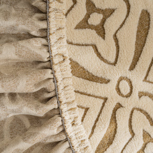 3D Jacquard Geometric Sofa Cover, High Stretch Soft Polar Fleece Slipcover for Couch