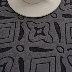 3D Jacquard Geometric Sofa Cover, High Stretch Soft Polar Fleece Slipcover for Couch