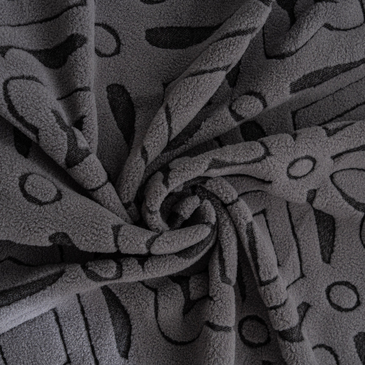 3D Jacquard Geometric Sofa Cover, High Stretch Soft Polar Fleece Slipcover for Couch