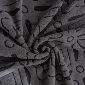 3D Jacquard Geometric Sofa Cover, High Stretch Soft Polar Fleece Slipcover for Couch