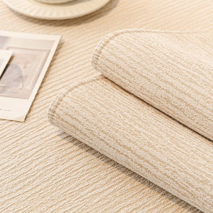 Soft Chenille Sectional Sofa Cover with Pom Pom Trim – Non-Slip Couch Protector