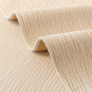 Soft Chenille Sectional Sofa Cover with Pom Pom Trim – Non-Slip Couch Protector