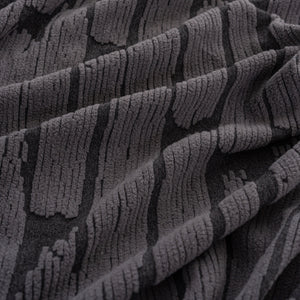 Plush Fleece Stretch Sofa Cover, Super Soft Textured Geometric Couch Slipcover