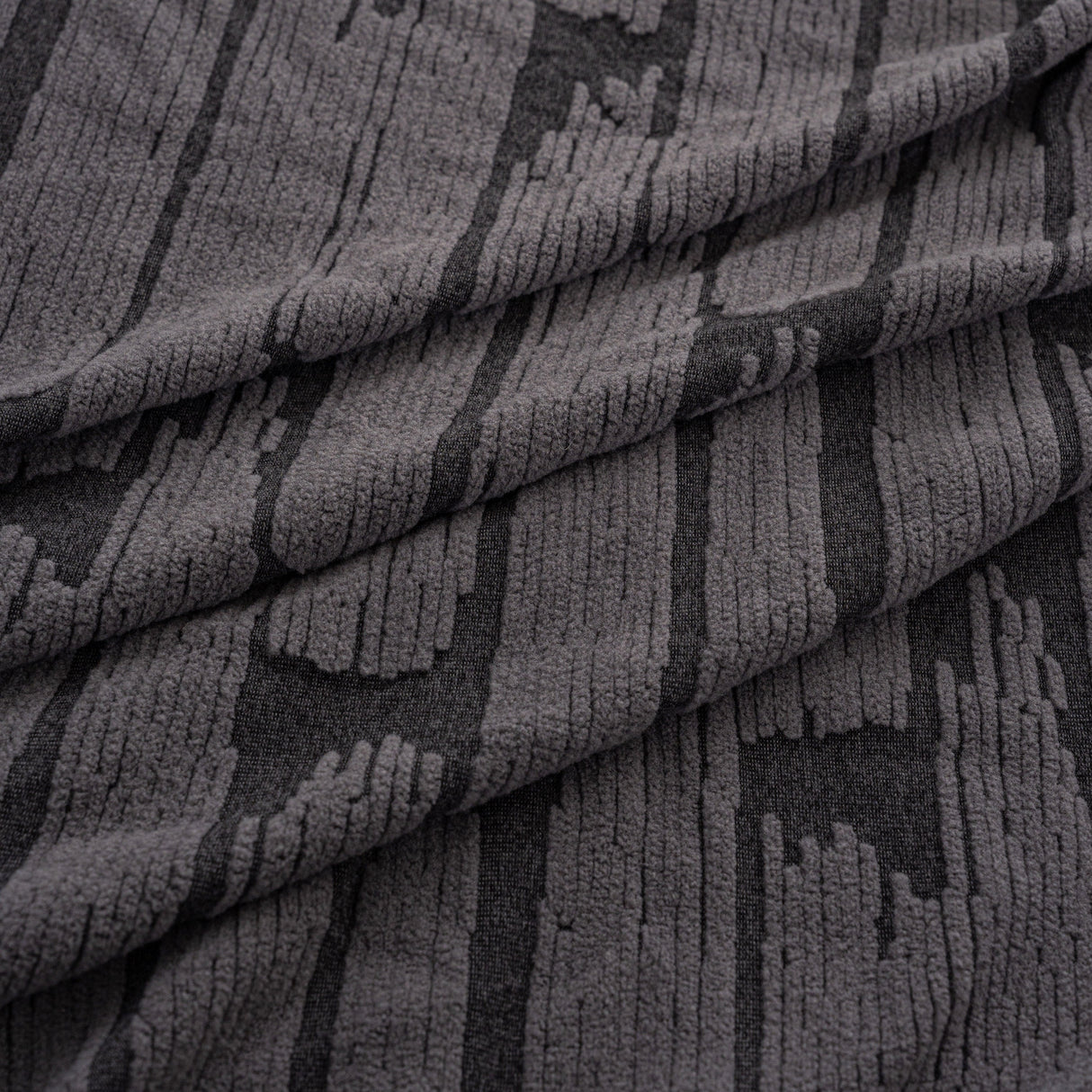 Plush Fleece Stretch Sofa Cover, Super Soft Textured Geometric Couch Slipcover