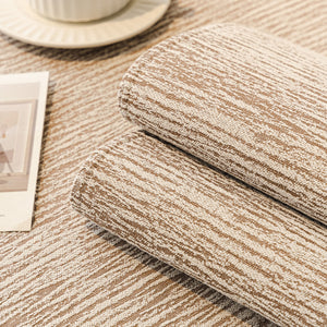 Soft Chenille Sectional Sofa Cover with Pom Pom Trim – Non-Slip Couch Protector