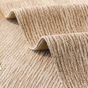 Soft Chenille Sectional Sofa Cover with Pom Pom Trim – Non-Slip Couch Protector