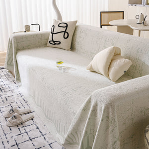 Modern Light Luxury Silky Smooth Couch Throw Protector, Washable Furniture Protector