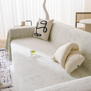 Modern Light Luxury Silky Smooth Couch Throw Protector, Washable Furniture Protector