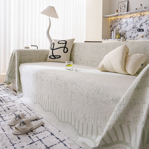 Modern Light Luxury Silky Smooth Couch Throw Protector, Washable Furniture Protector