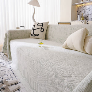 Modern Light Luxury Silky Smooth Couch Throw Protector, Washable Furniture Protector