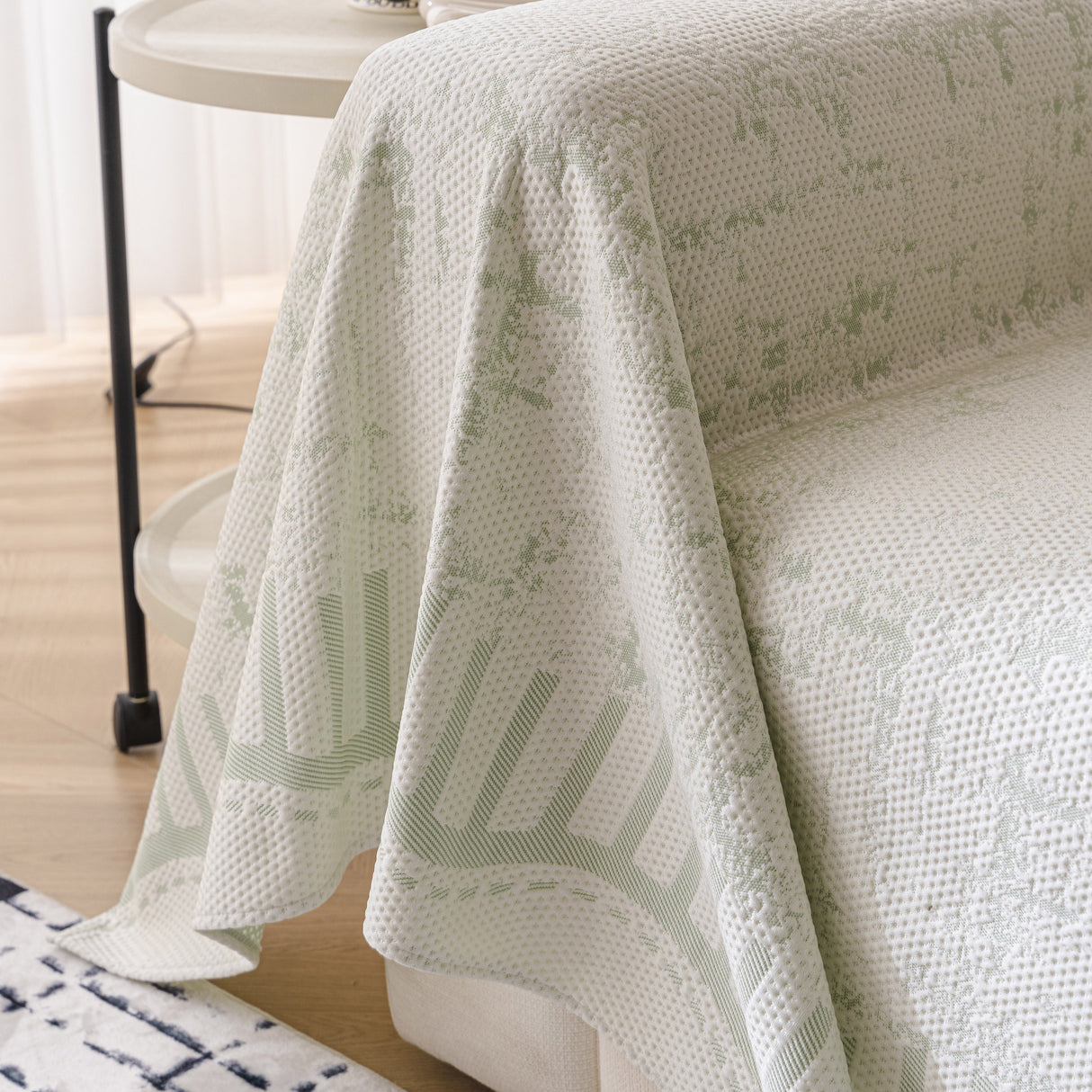 Modern Light Luxury Silky Smooth Couch Throw Protector, Washable Furniture Protector