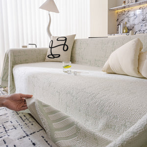 Modern Light Luxury Silky Smooth Couch Throw Protector, Washable Furniture Protector
