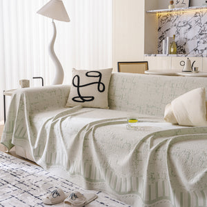 Modern Light Luxury Silky Smooth Couch Throw Protector, Washable Furniture Protector