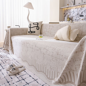Modern Light Luxury Silky Smooth Couch Throw Protector, Washable Furniture Protector