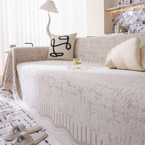 Modern Light Luxury Silky Smooth Couch Throw Protector, Washable Furniture Protector