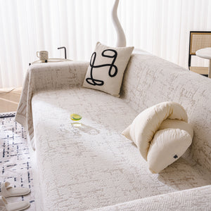 Modern Light Luxury Silky Smooth Couch Throw Protector, Washable Furniture Protector