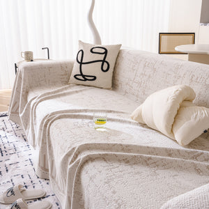 Modern Light Luxury Silky Smooth Couch Throw Protector, Washable Furniture Protector