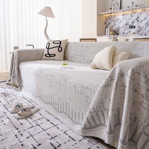 Modern Light Luxury Silky Smooth Couch Throw Protector, Washable Furniture Protector