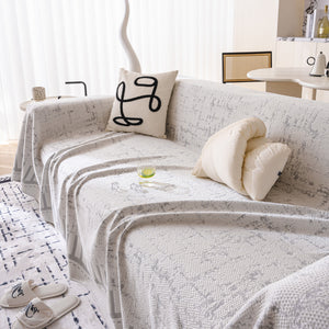 Modern Light Luxury Silky Smooth Couch Throw Protector, Washable Furniture Protector