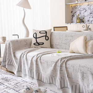 Modern Light Luxury Silky Smooth Couch Throw Protector, Washable Furniture Protector