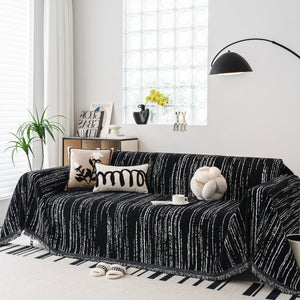 Slip Covers for Sofas, Sofa Throw Cover Soft Chenille Sofa Bed Cover, L Shaped Sectional Couch Covers