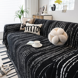 Slip Covers for Sofas, Sofa Throw Cover Soft Chenille Sofa Bed Cover, L Shaped Sectional Couch Covers