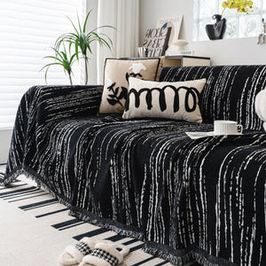 Slip Covers for Sofas, Sofa Throw Cover Soft Chenille Sofa Bed Cover, L Shaped Sectional Couch Covers