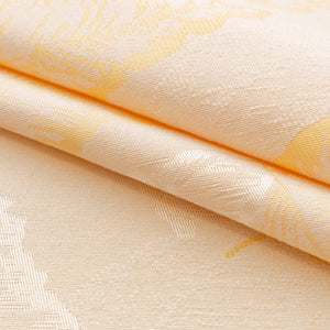 Leaf Jacquard Sofa Cover with Ruffle Skirt – Non-Slip Couch Protector with Sheer Hem