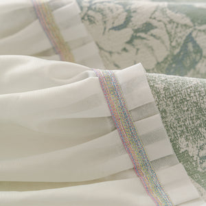 French Chic Style Ruffle Rose Cover Throw for Sofas, Decorative Sectional Covers