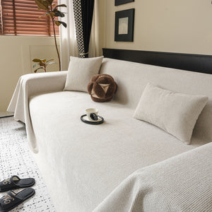 Waterproof Couch Throw Cover for Dogs, Non Slip Slipcover for Leather Fabric Sofa