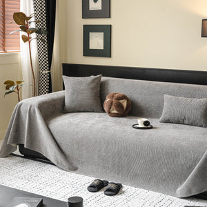 Waterproof Couch Throw Cover for Dogs, Non Slip Slipcover for Leather Fabric Sofa