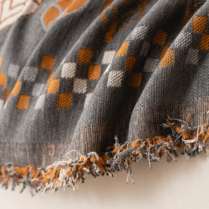 Boho Geometric Sofa Slipcovers Chenille Scratch Resistant Couch Protective Covers