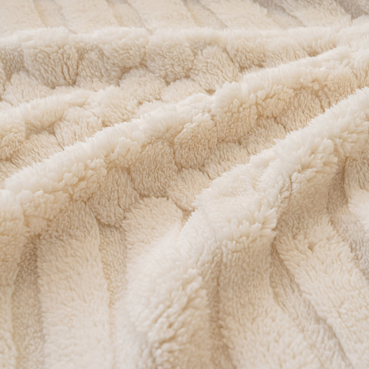 Boho 3D Geometric Throw Blanket for Couch, Luxurious Velvety Plush Fleece Sofa Cover