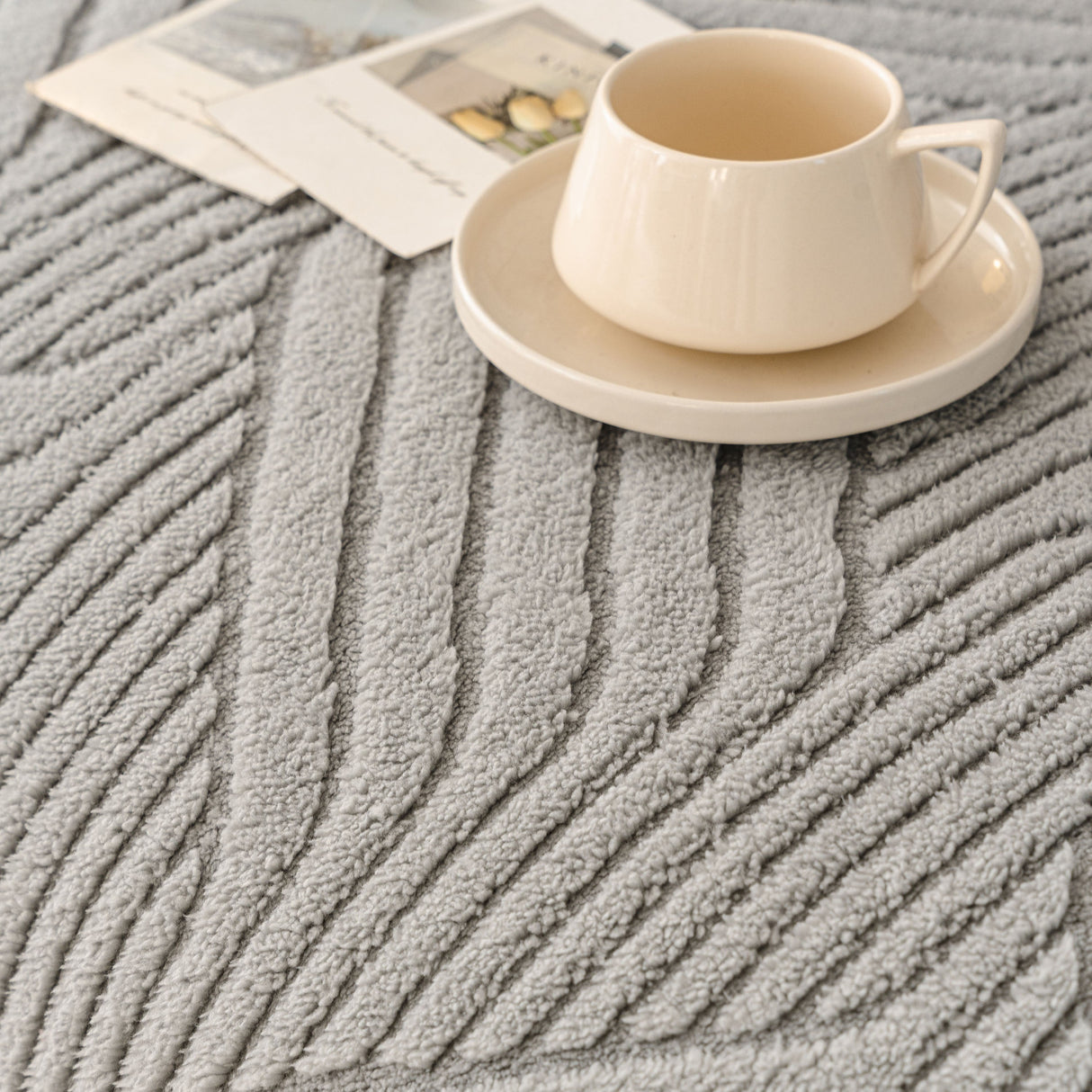 Plush Flannel Fleece Sofa Throw Blanket, Soft & Cozy Furniture Protector for Couch