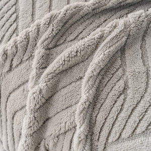 Plush Flannel Fleece Sofa Throw Blanket, Soft & Cozy Furniture Protector for Couch